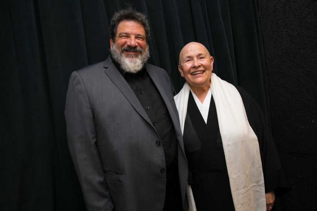 Monja Cohen e Mario Sério Cortela em bh