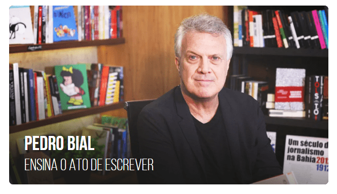 Curso de escrita com Pedro Bial
