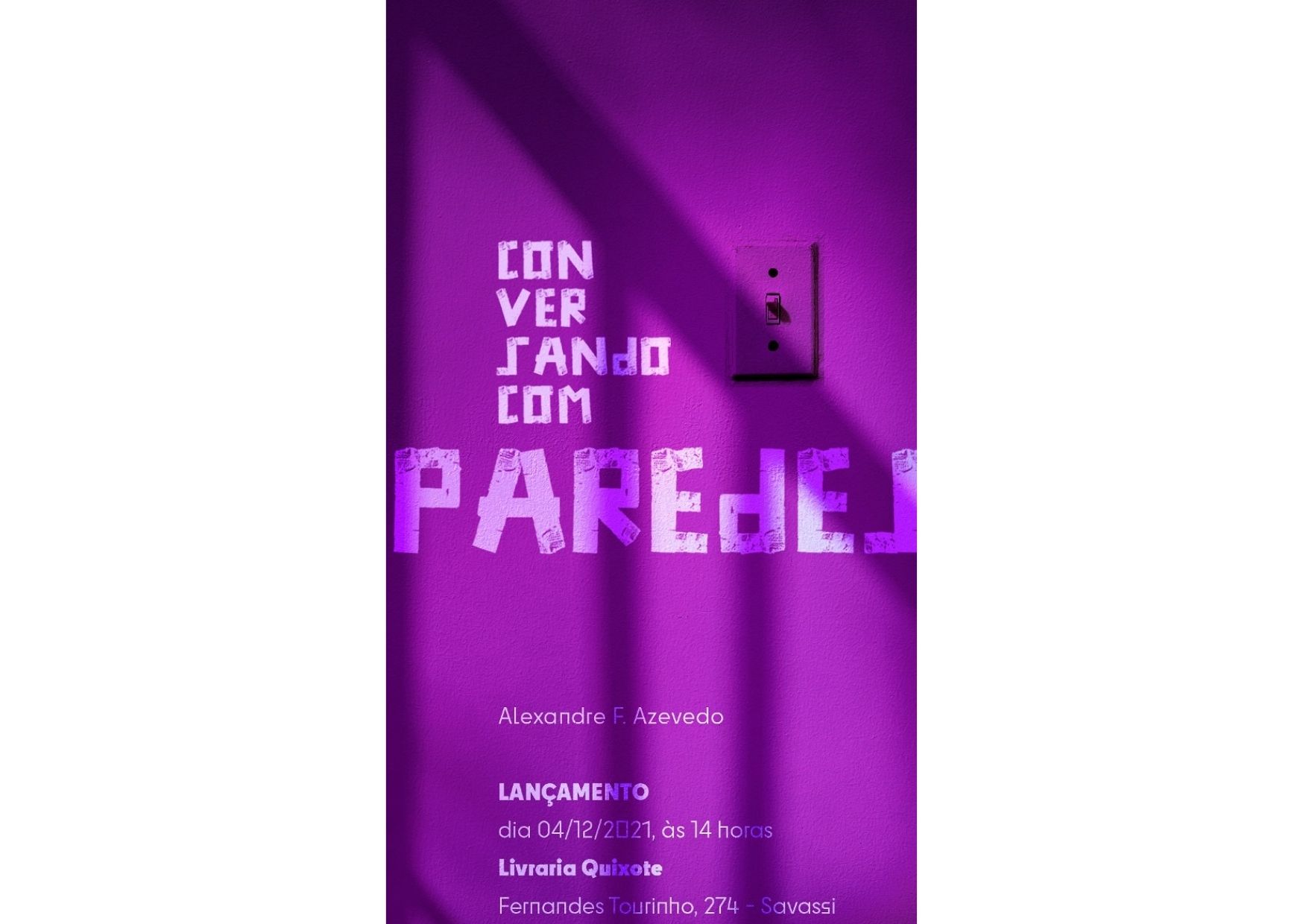 Capa do livro Conversando com as paredes
