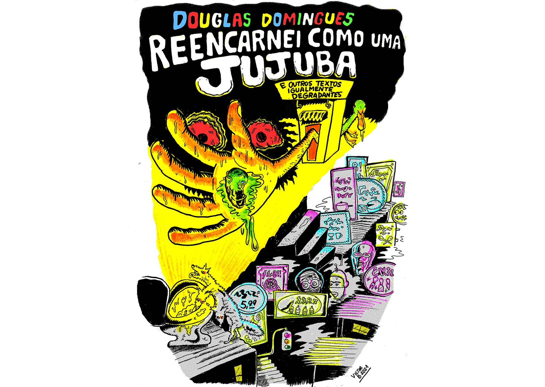 Capa do livro Reencarnei como Jujuba