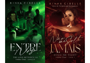 Capa dos dois livros já publicados da Série Irmãos Chae