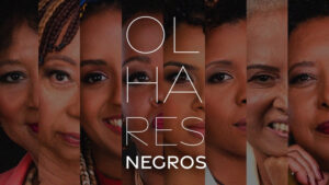 Capa do livro Olhares Negros