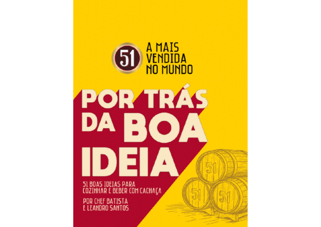Por trás da boa ideia - confira o livro de receitas com cachaça 