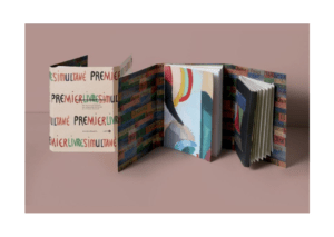 A imagem apresenta o livro oemaPinturaPerformance, uma análise de A Prosa do Transiberiano e Jehanne de França.