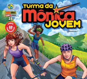 Turma da Mônica Jovem Nº 25 desafio do asfalto