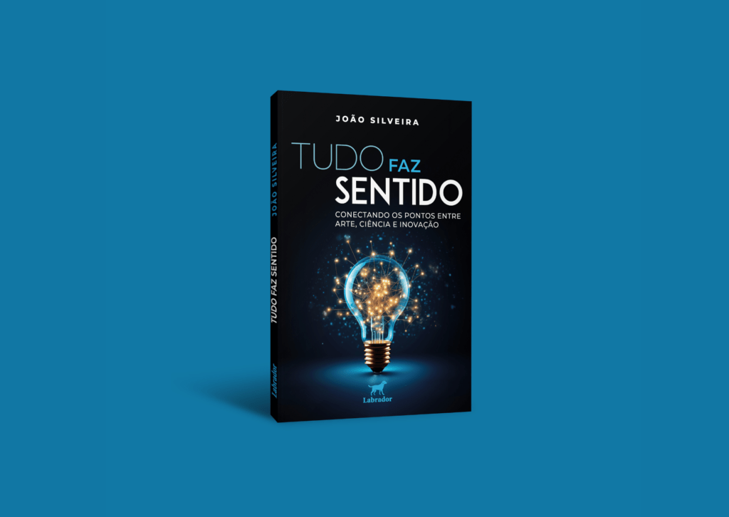 Capa do livro Tudo faz sentido, escrito por João Silveira. 