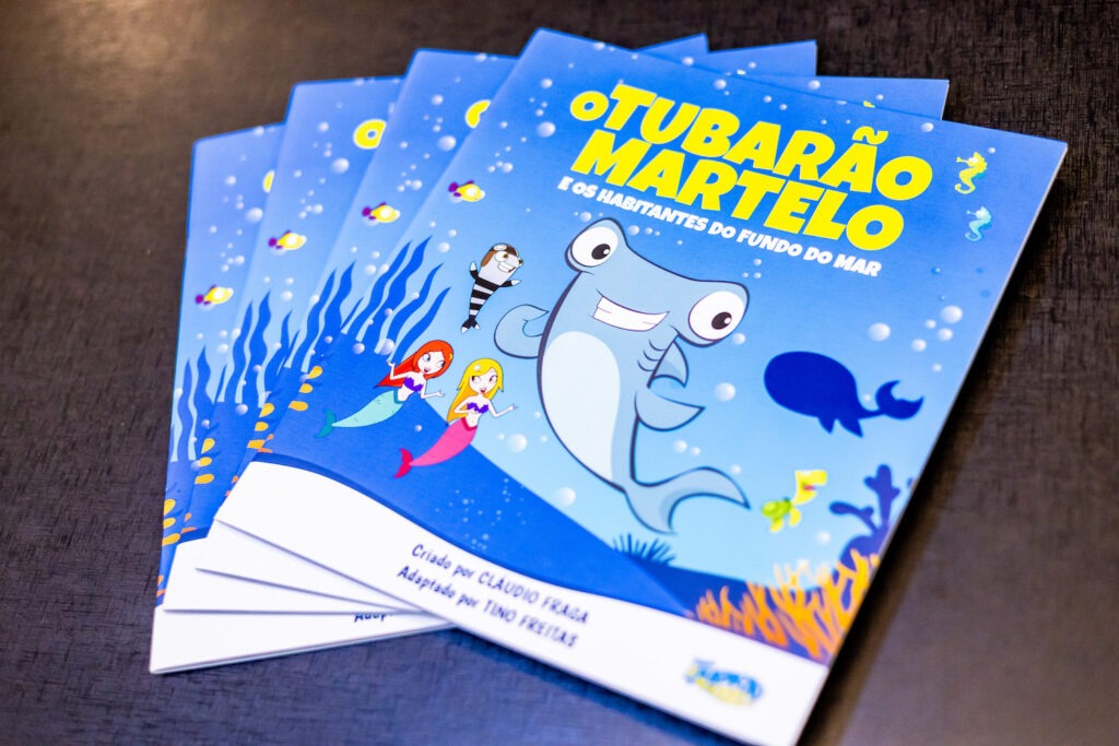 Cláudio Fraga lança obra infantil: O Tubarão Martelo e os Habitantes do Fundo do Mar